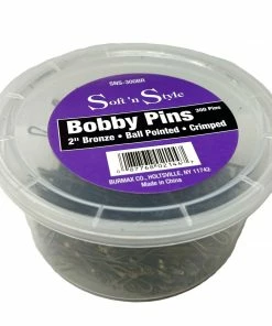 300 Bobby Pins | 2" | Ball Pointed | Crimped | SOFT N STYLE