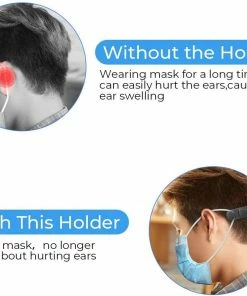 HUINI Adjustable Silicone Mask Extender/Ear Saver | 4 PCS Miscellaneous Equipment