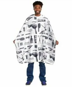 SCALPMASTER Barber Print Styling Cape | 4132 Miscellaneous Equipment