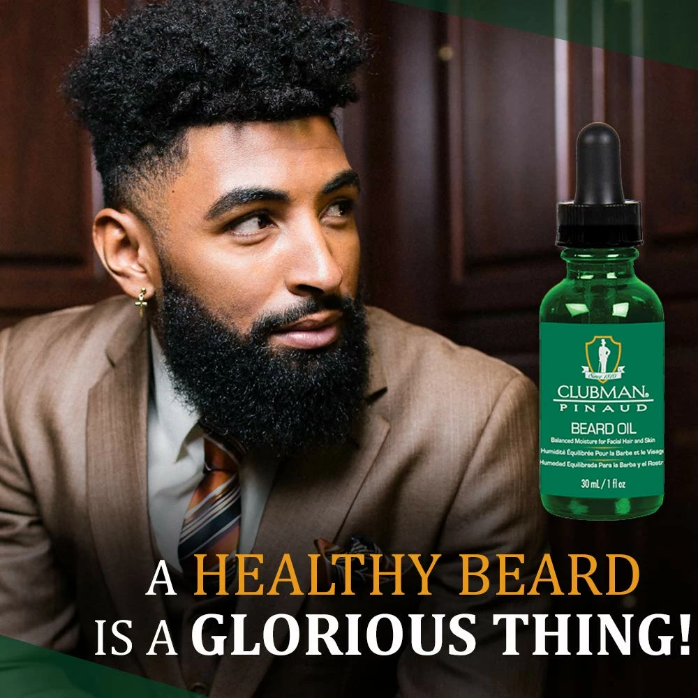 PRODUCTS Beard Oil | Balanced Moisture For Facial Hair And Skin | CLUBMAN