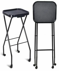 SSW SF-001 | Professional Salon Folding Trolley/Tray/Cart On Wheels