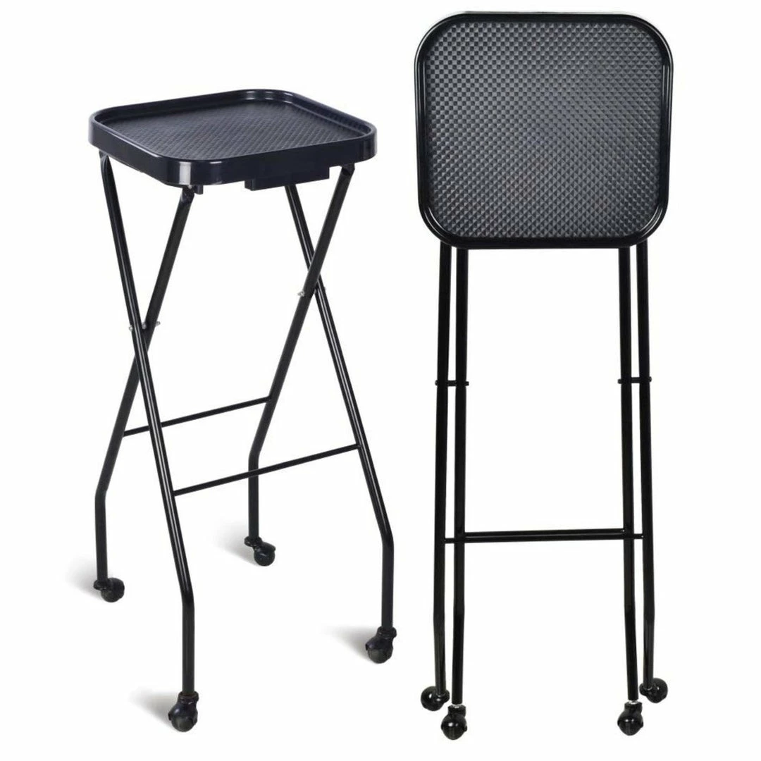 SSW SF-001 | Professional Salon Folding Trolley/Tray/Cart On Wheels