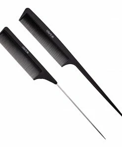 Carbon Fiber Combs | 2PK Black | 7048-2PK | COLORTRAK Combs & Brushes