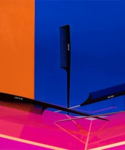 Carbon Fiber Combs | 2PK Black | 7048-2PK | COLORTRAK Combs & Brushes