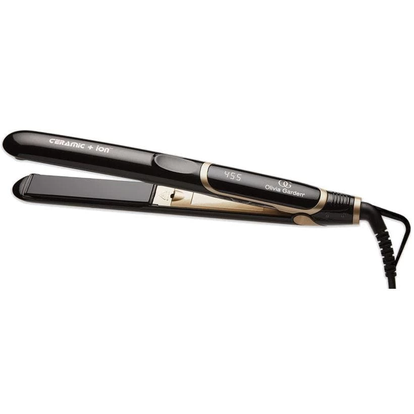 OLIVIA GARDEN Permanents & Straighteners Ceramic + Ion 1" Professional Flat Iron With Free Gifts | CI-FL1DL01