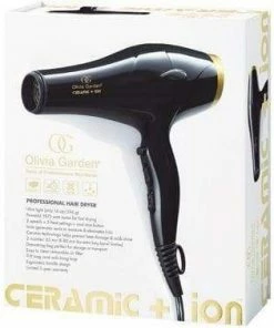 OLIVIA GARDEN Hair Dryers Ceramic+Ion Professional Hair Dryer +Free Gift