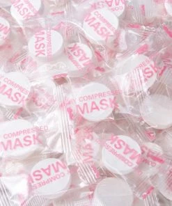 HOTLINE BEAUTY Spa Compressed Facial Masks | 100 Pack