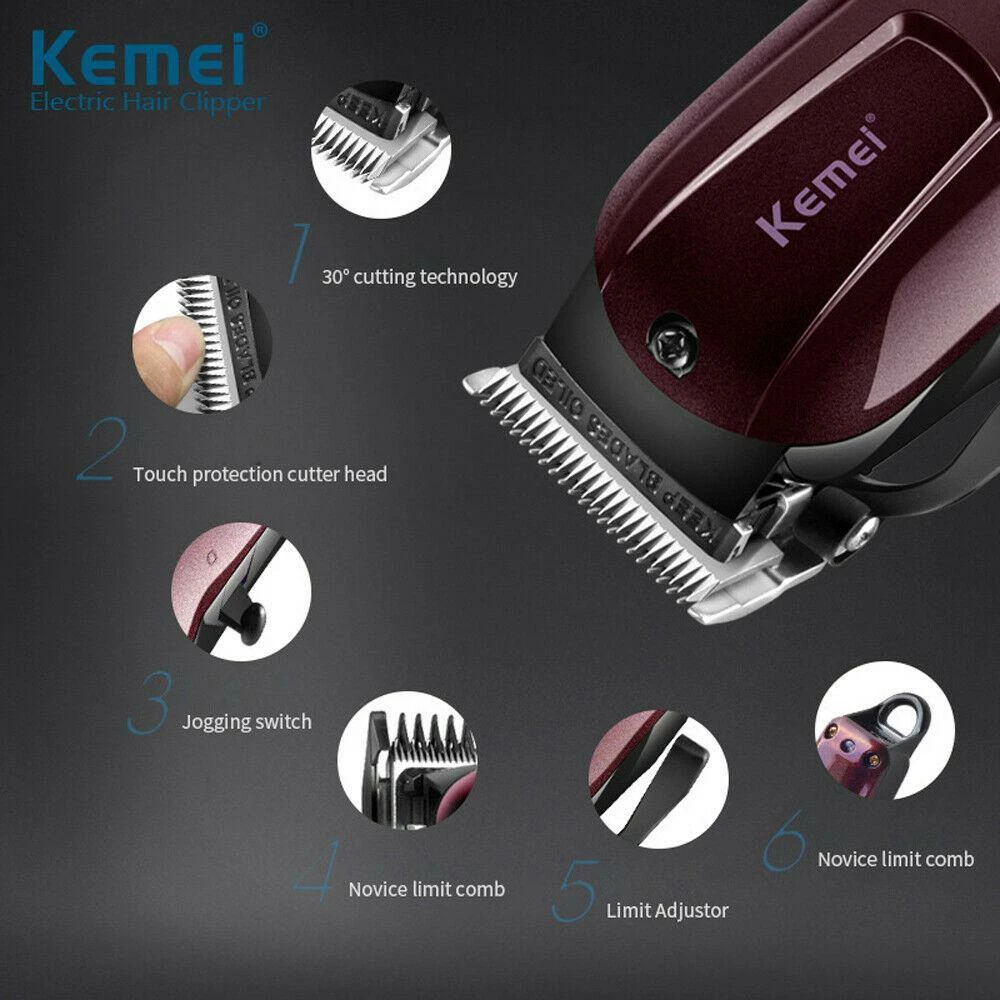 Miscellaneous Equipment Cordless Precision Cord/Cordless Fade Clipper | Kemei