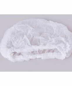 HUINI Crinkled Hair Net/Mob/Cap (White, 200 Pcs/pack) Personal Care