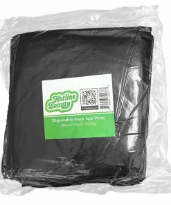 Disposable Black Spa Wrap | 10 Pack | 80x150cm | HOTLINE BEAUTY