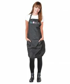 DIANE Embroidered Love Stylist Apron | Style 281-BLK | BETTY DAIN Diane By Fromm