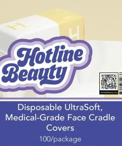HOTLINE BEAUTY Extra-Soft Disposable Esthetic Facial Cloths | 100/bag Spa