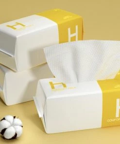 HOTLINE BEAUTY Extra-Soft Disposable Esthetic Facial Cloths | 100/bag Spa