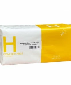 HOTLINE BEAUTY Extra-Soft Disposable Esthetic Facial Cloths | 100/bag Spa