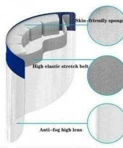 KINGWIN PRODUCTS Face Shield | Protective Isolation Mask | 10pcs
