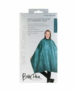 SPA Products Faux Alligator Hide| All Purpose Cape | Bleach, Chemical And Color Proof | BETTY DAIN