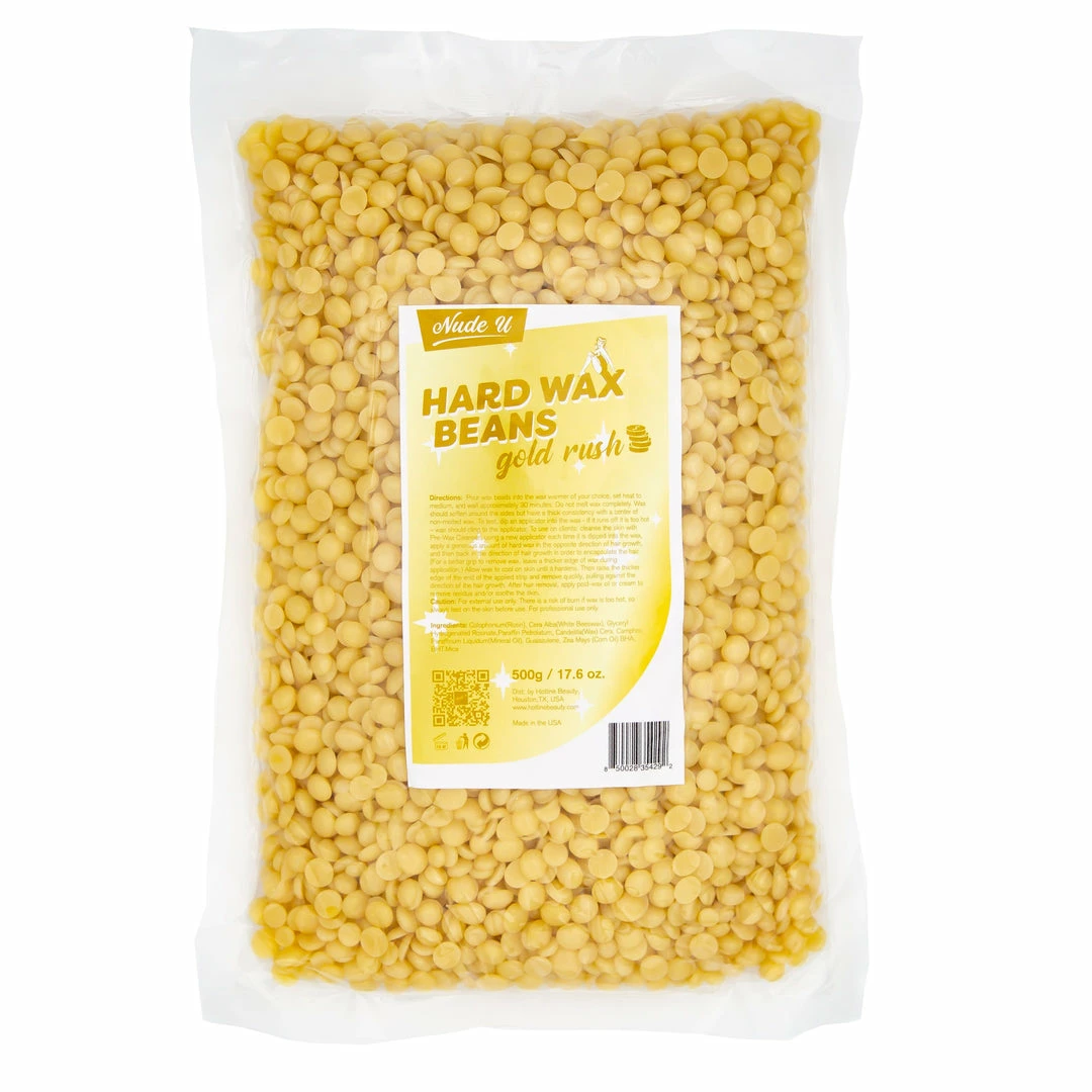 Hard Wax Beans | Golden Rush | NUDE U Waxing Products