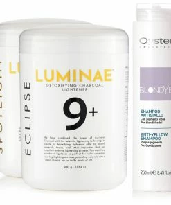 Luminae Eclipse And Spotlight Lightener + Free Anti-Yellow Shampoo