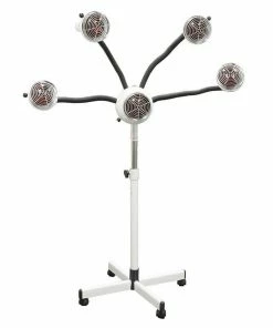 SSW Dryers/Steamers/Processors M-1019 | 5 Head Near-Infrared Lamp With Flexible Arms