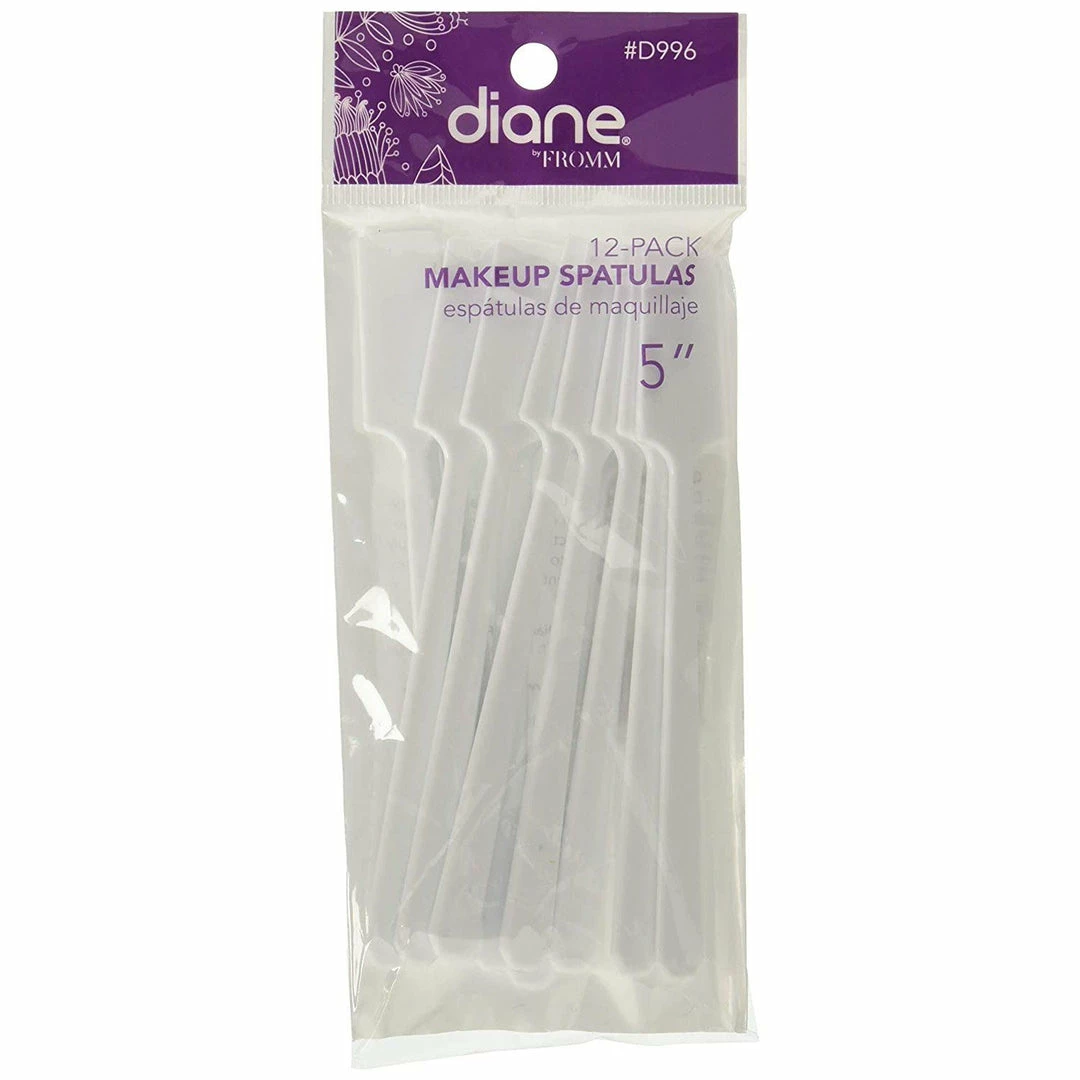 DIANE Make-Up Spatulas 5" White | 12-Pack | D996