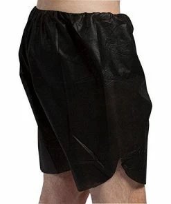 HOTLINE BEAUTY Spa Men's Disposable Boxershorts | Black | XL