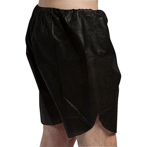 HOTLINE BEAUTY Spa Men's Disposable Boxershorts | Black | XL