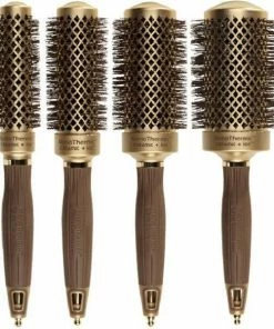 OLIVIA GARDEN Nano Thermic Ceramic + Ion Round Thermal Bag Deal | NT-BOX01 Combs & Brushes