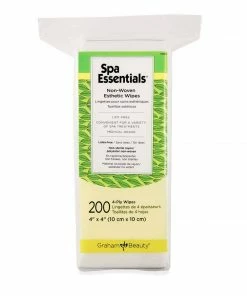 No-Woven Esthetic 4-ply Wipes | 4" X 4" | 200 Pcs / Bag | Spa Essentials | GRAHAM BEAUTY