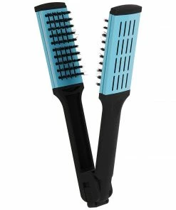 Nylon/Boar Bristle Ceramic Hair Straightener | ScalpMaster