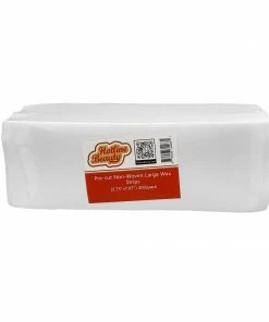 Pre-Cut Non-Woven Large Wax Strips | 2.75x7.87" | 200 Pack | HOTLINE BEAUTY Spa