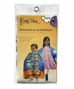 Princess & Astronaut Vinyl Kid's Capes | 2 Pack | STYLR 272 | BETTY DAIN SPA Products