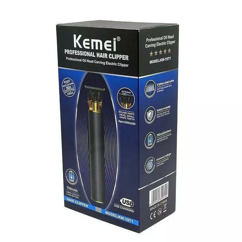 Miscellaneous Equipment Professional Oil Head Carving Electric Clipper | Portable Cordless Trimmer | Kemei