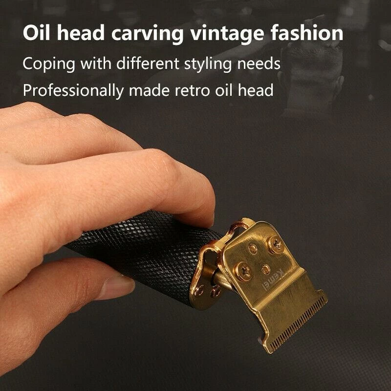 Miscellaneous Equipment Professional Oil Head Carving Electric Clipper | Portable Cordless Trimmer | Kemei