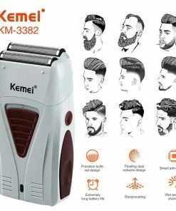 Miscellaneous Equipment Reciprocating Electric Shaver | Titanium Foil Metal Tool Head | Kemei