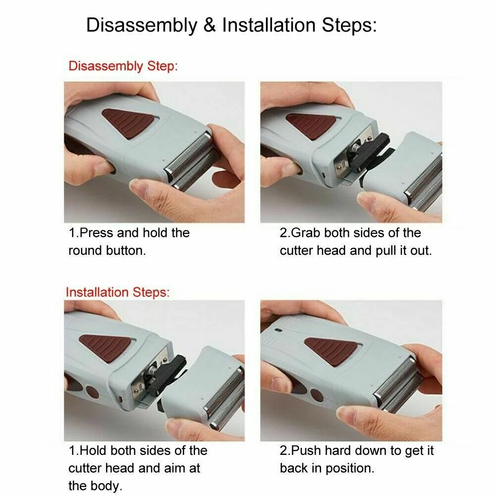 Miscellaneous Equipment Reciprocating Electric Shaver | Titanium Foil Metal Tool Head | Kemei