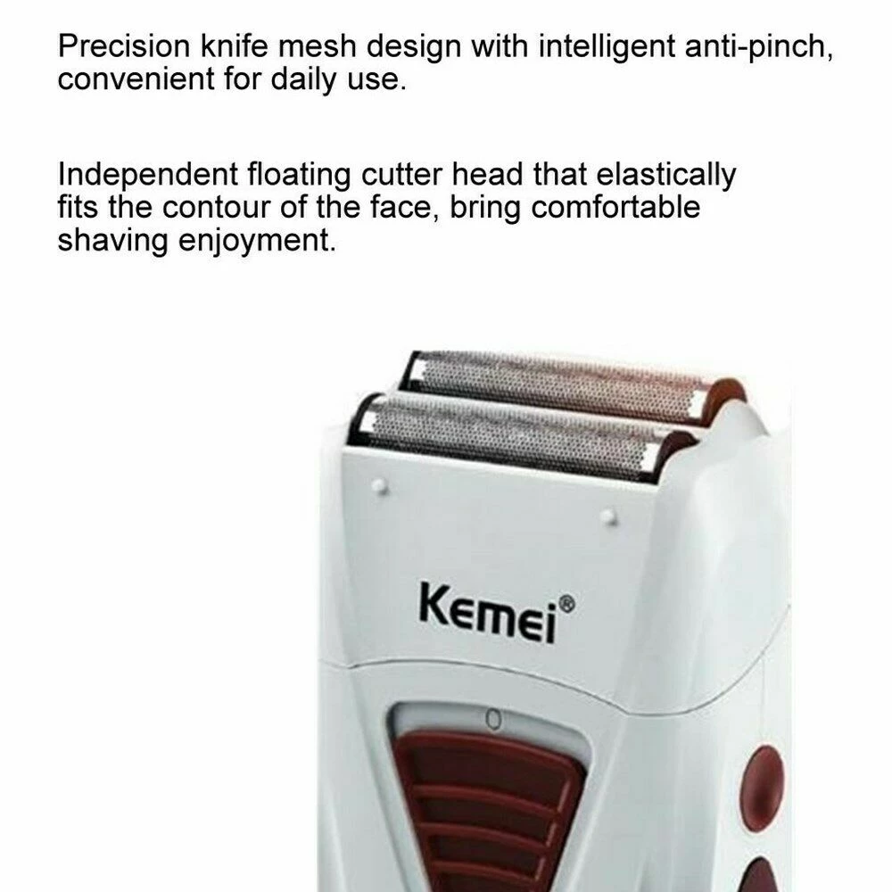 Miscellaneous Equipment Reciprocating Electric Shaver | Titanium Foil Metal Tool Head | Kemei