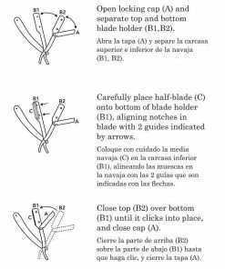 DIANE Diane By Fromm Stainless Steel Straight Razor | D76