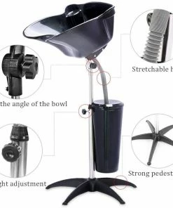 HOTLINE BEAUTY SU-120A | Portable Shampoo Bowl Sink With Bucket Shampoo Unit
