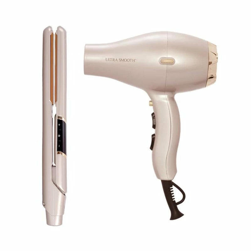 PRODUCTS Ultra Smooth Styling Set | Professional Hair Dryer And Styling Iron | CRICKET
